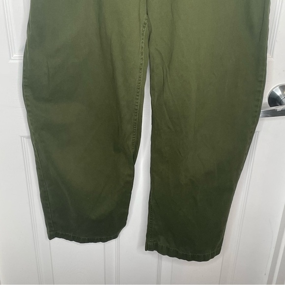 Urban Outfitters Terra Paperbag Ultra High Waisted Pants Y2K Grunge in Green L - Picture 5 of 12